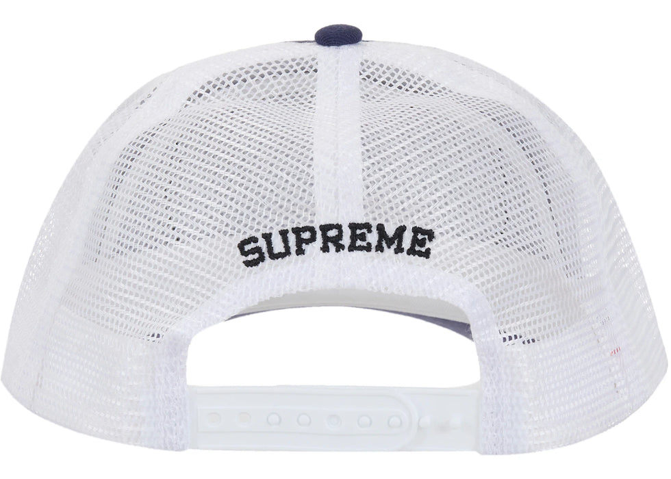 Supreme Western Embroidered Mesh Back 5-Panel Navy
