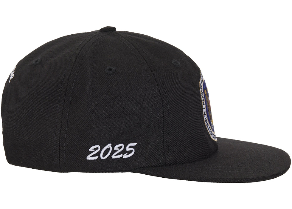 Supreme Pledge Allegiance 6-Panel Cap (FW25) Black
