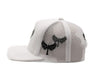 Reflection Luxury Fuzzy Trucker White Black