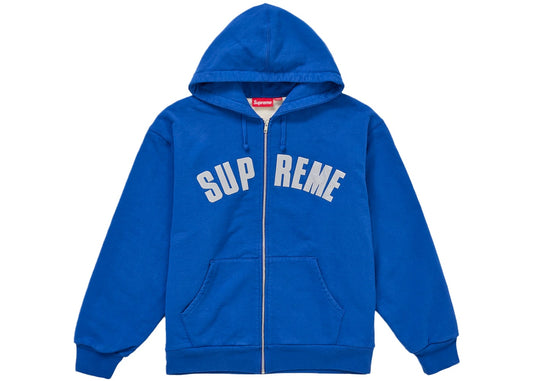 Supreme Arc Thermal Lined Zip Up Hooded Sweatshirt (FW26) Royal