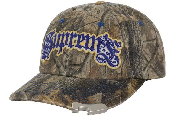 Supreme Bottle Opener 6-Panel Hat Brown Camouflage