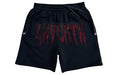 LAVERTA Black Rhinestones Sweatshorts V1