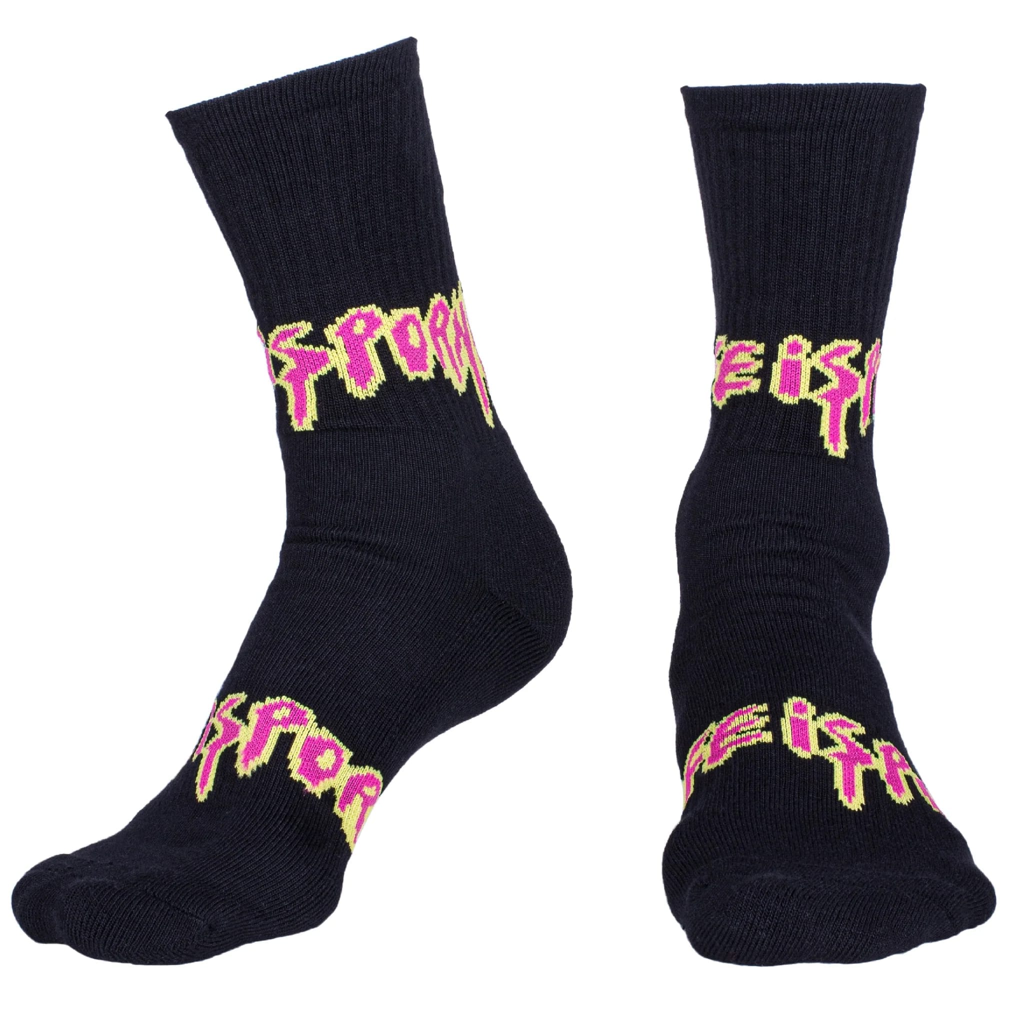 Life is Porno Outline Sox Black/Yellow