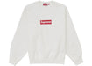 Supreme Washed Box Logo Crewneck White