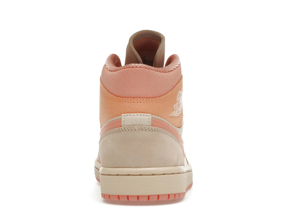 Jordan 1 Mid Apricot Orange (Women's)