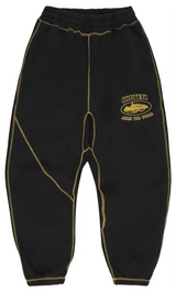 Corteiz Alcatraz Contrast Sweatpants Black/Yellow
