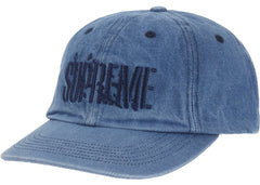 Supreme Splatter 6-Panel Blue Denim