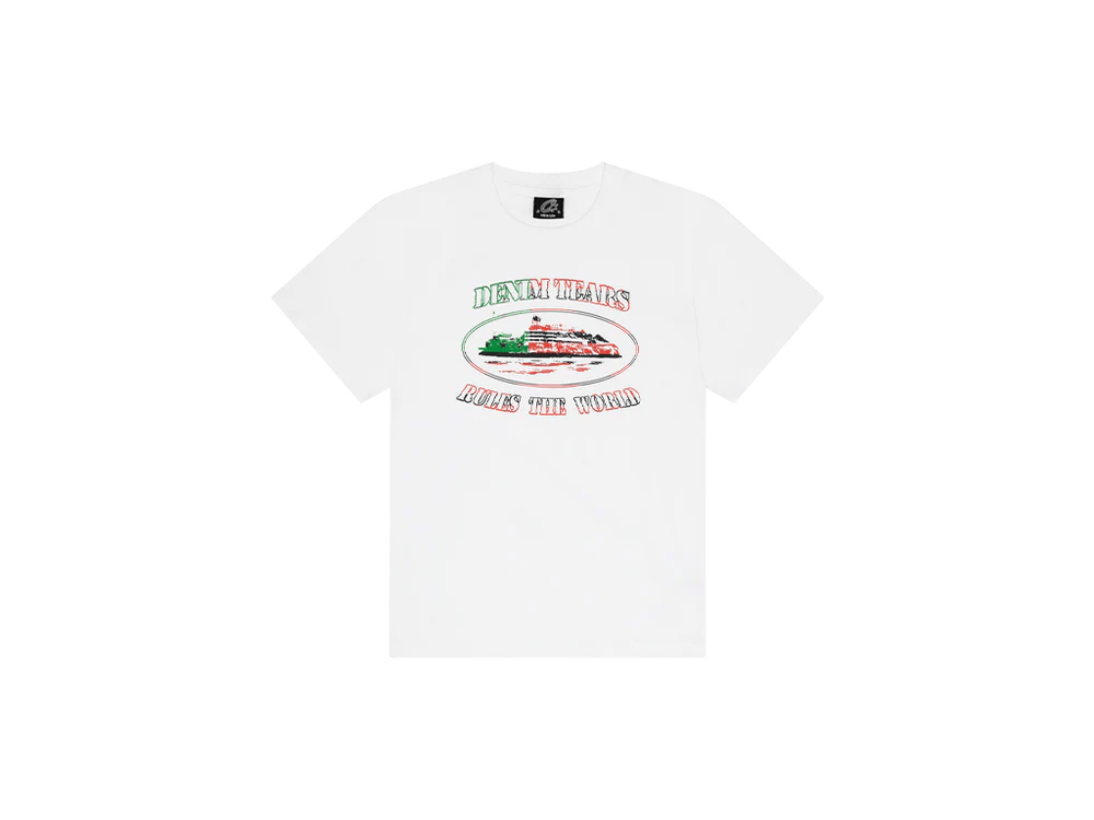Corteiz x Denim Tears Cortears OG Alcatraz Tee White