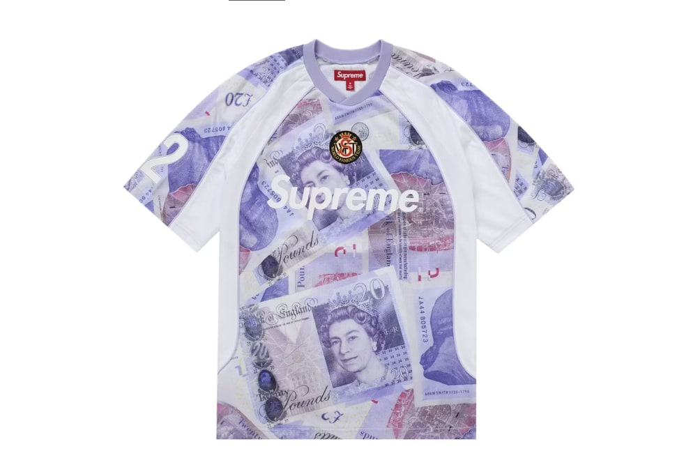 Supreme Pounds Soccer Jersey White