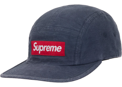 Supreme Canvas Camp Cap Dark Blue