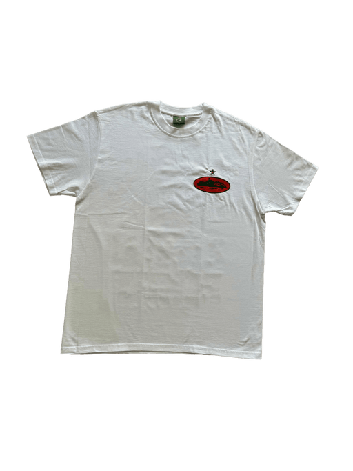 Corteiz Tee Family International Morocco White