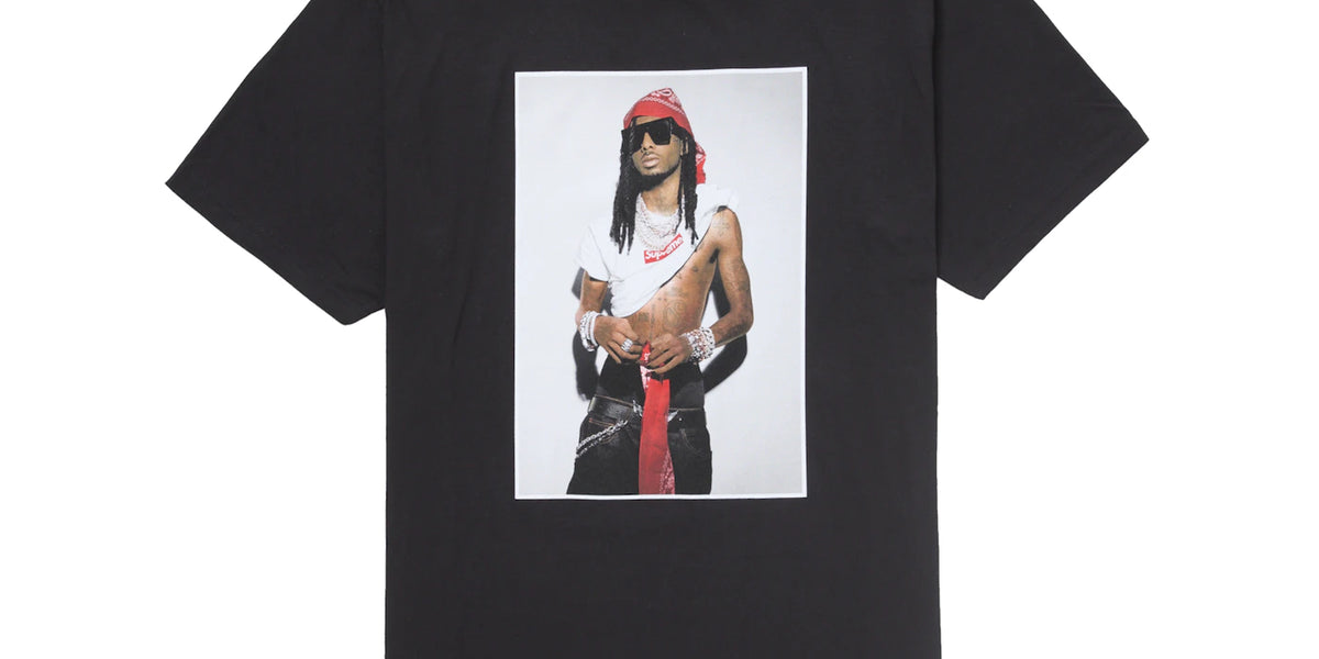 Supreme Playboi Carti Tee Black — SPIKE