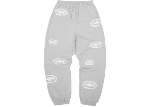 Corteiz x Denim Tears Island Wreath Sweatpant Heather Grey