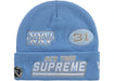 Supreme New Era Football Beanie Light Blue