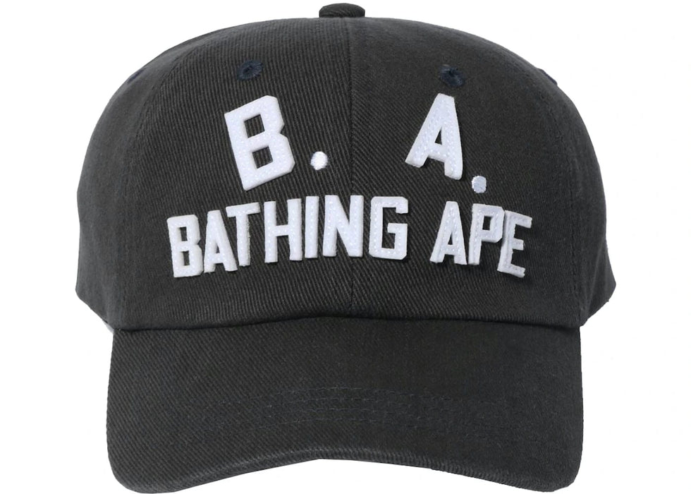 BAPE B.A. Washed Twill Cap Charcoal