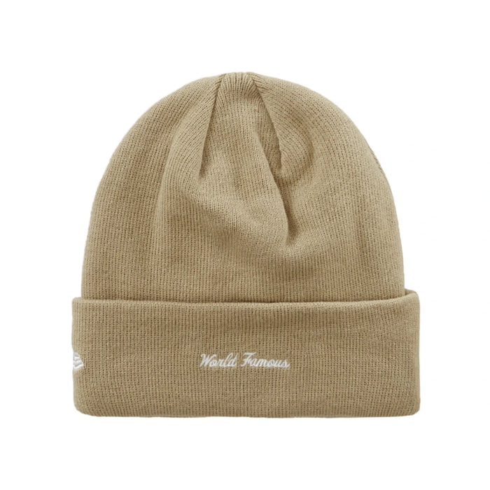 Supreme New Era Box Logo Beanie (FW23) Dark Sand