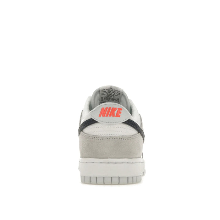 Nike Dunk Low White Grey Navy Aqua Mini Swoosh