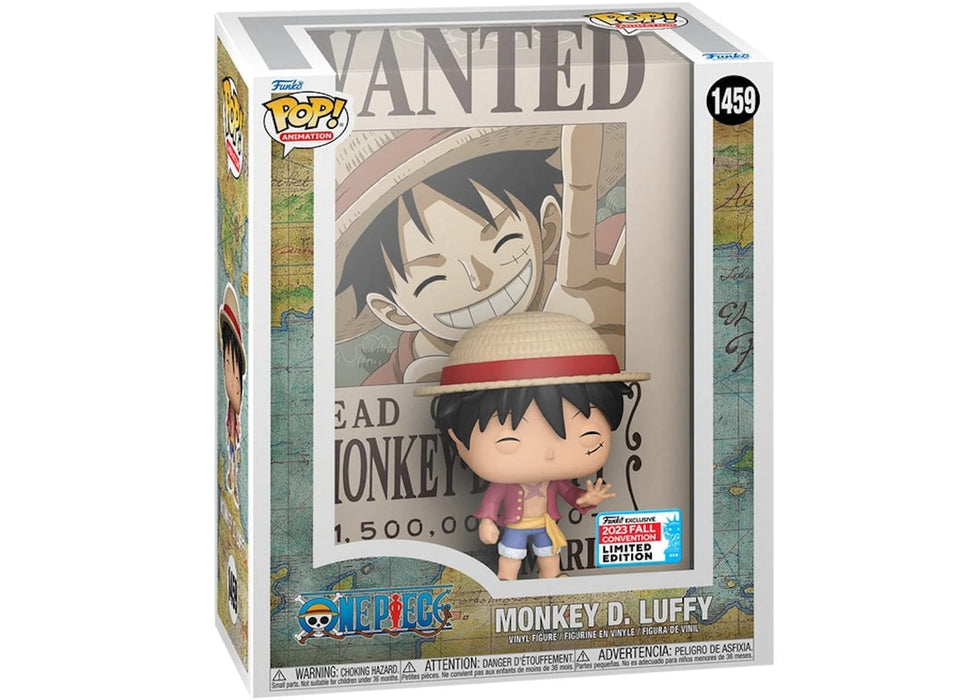 Funko Pop! Animation Poster One Piece Monkey D. Luffy Fall Convention Exclusive Figure #1459