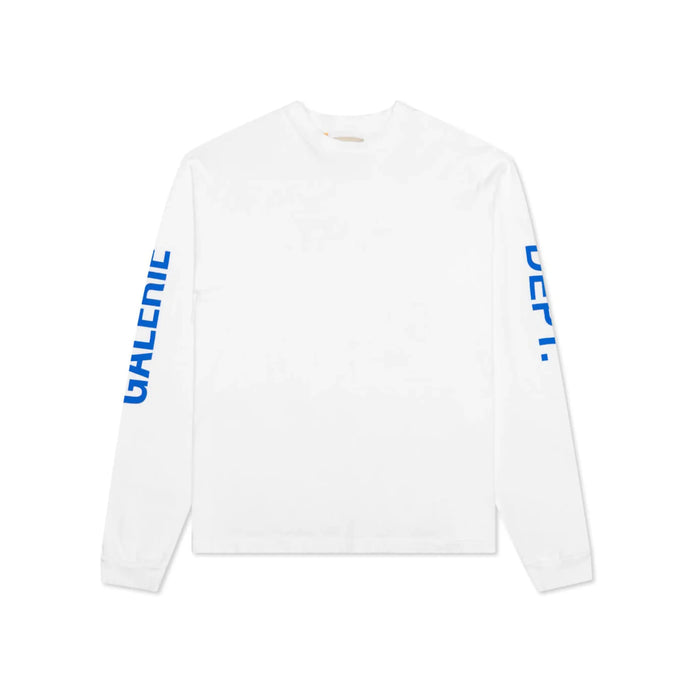 Gallery Dept. French Collector L/S T-Shirt White Blue