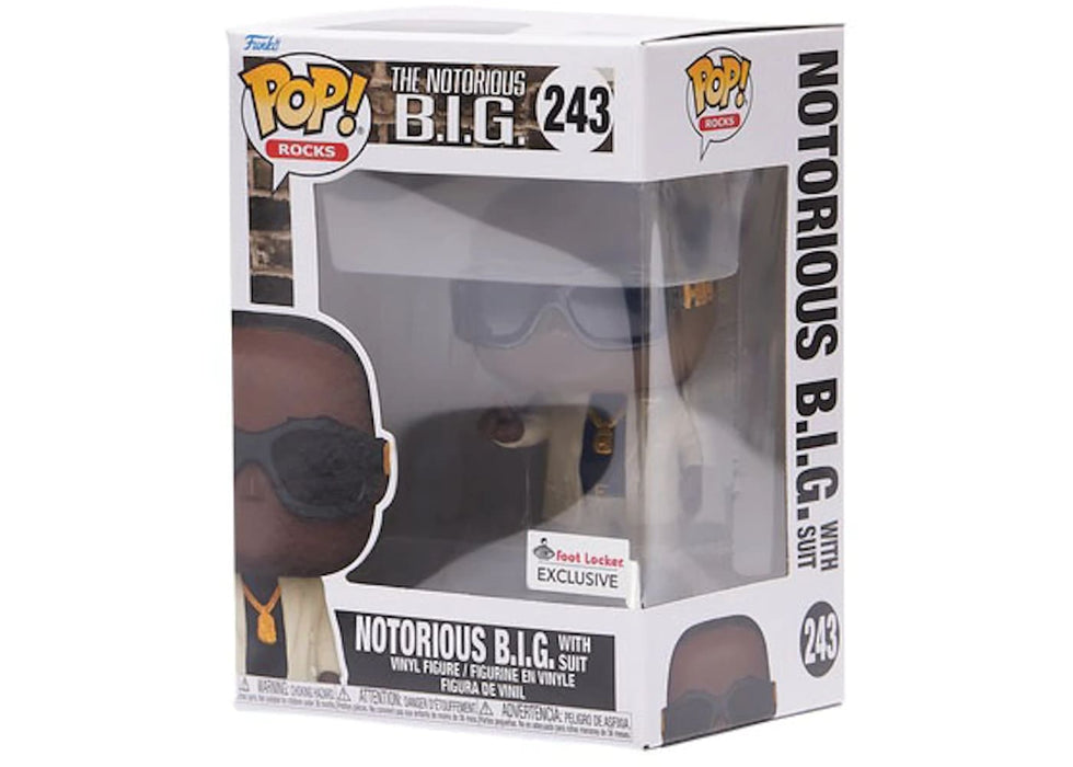 Funko Pop! Rocks The Notorious B.I.G. (with Suit) Foot Locker Exclusive Figure #243