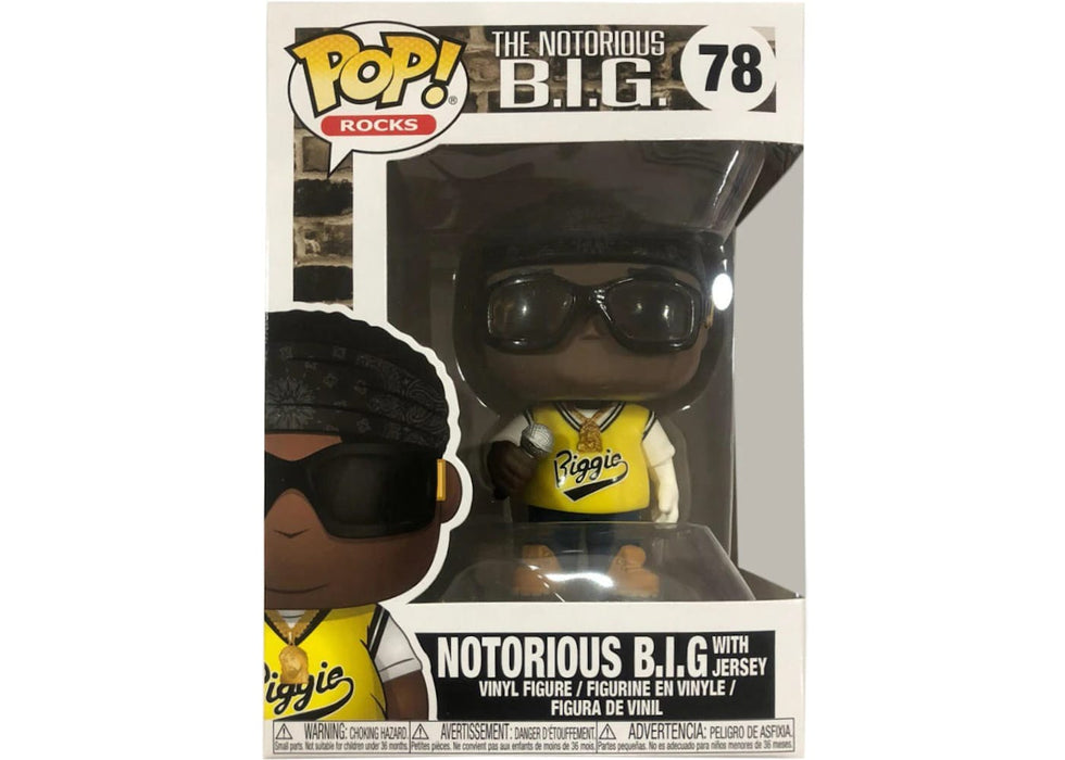 Funko Pop! Rocks The Notorious B.I.G with Jersey Figure #78