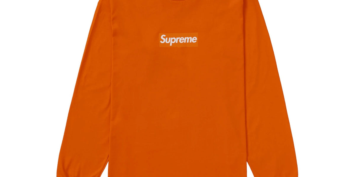 Supreme shirt cheap orange