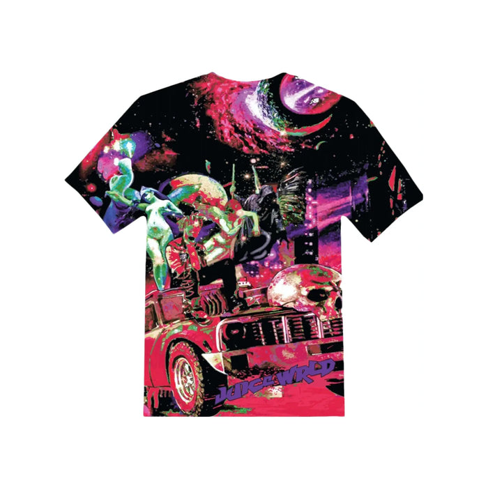 Juice Wrld Galaxy All Over T-shirt Black/Multi