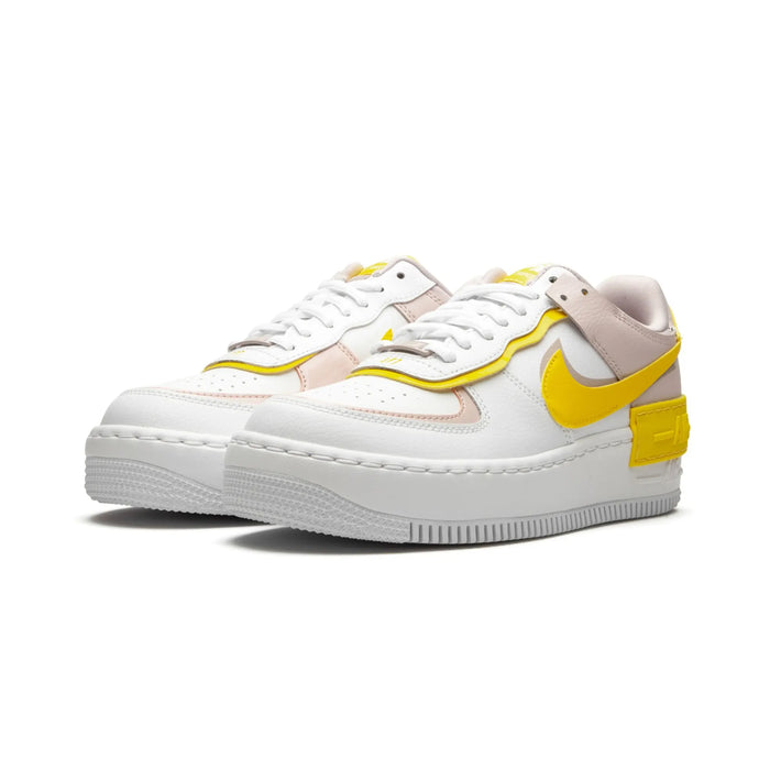 Nike Air Force 1 Low Shadow White Barely Rose Speed Yellow (Women's)